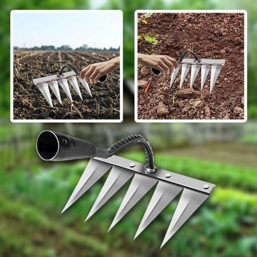 WeedXpert™ – 5 Teeth Carbon Steel Weeder