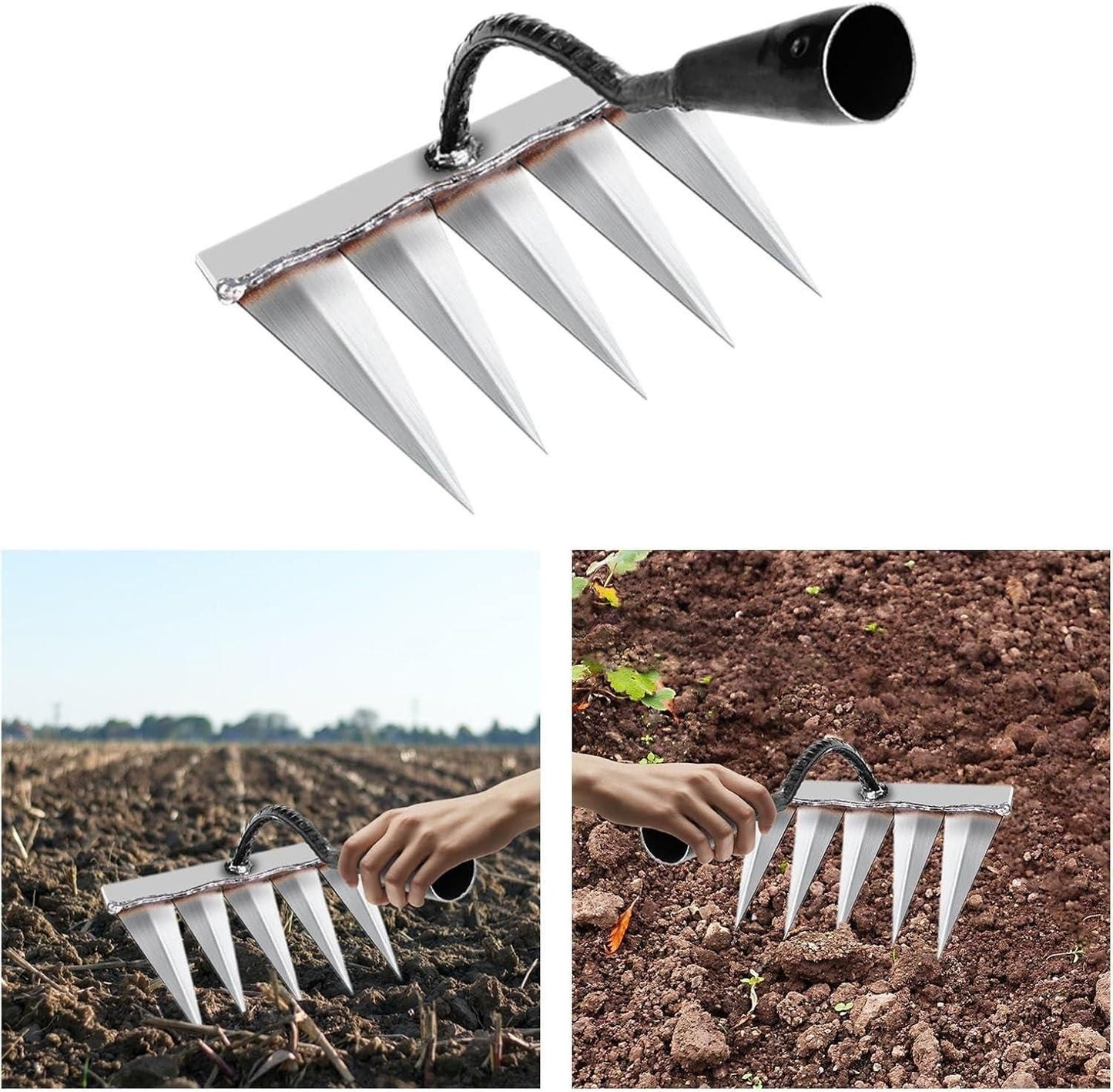 WeedXpert™ – 5 Teeth Carbon Steel Weeder