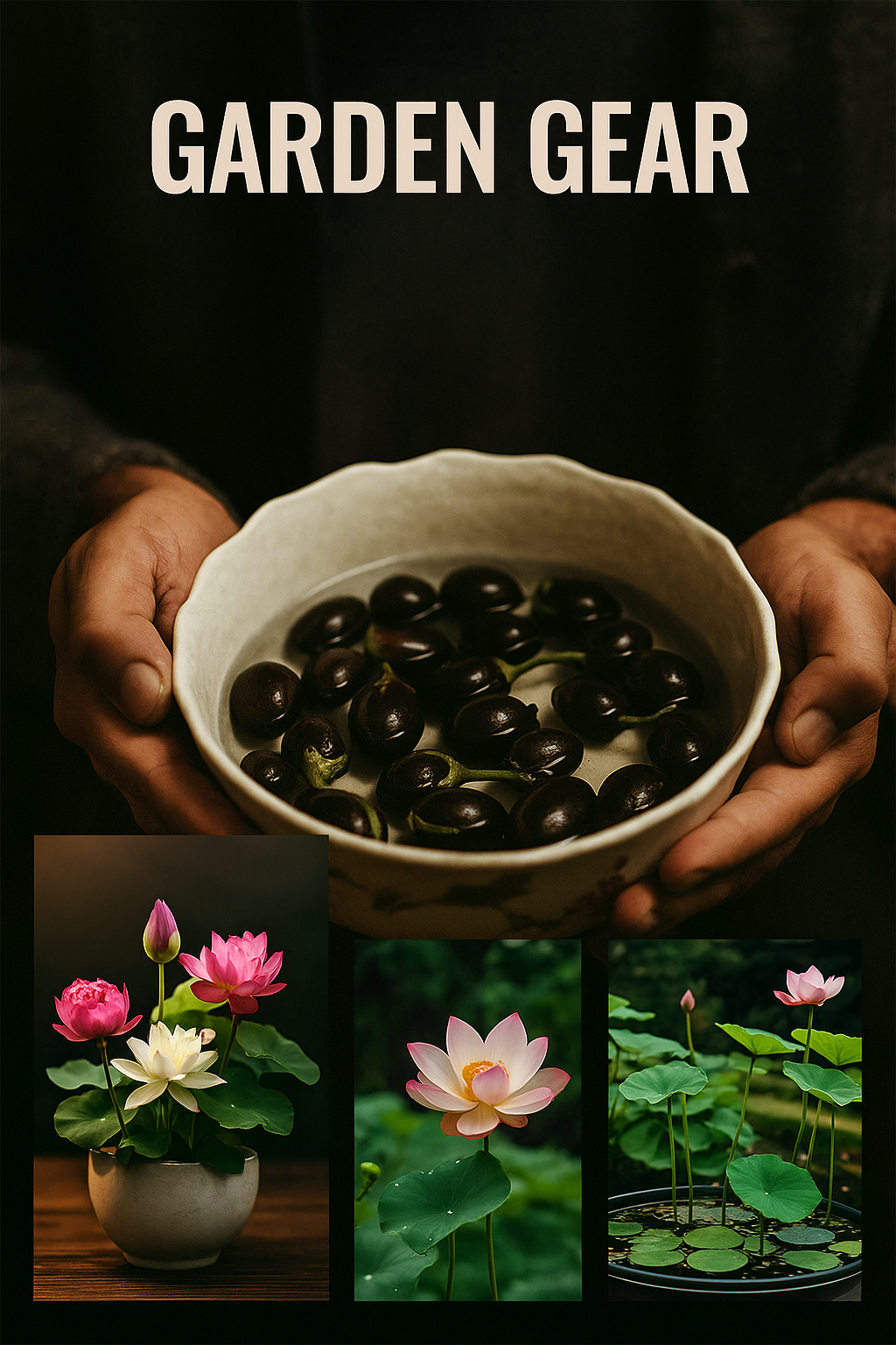 GrowJoy™ Premium Lotus Flower Seeds (50pc)