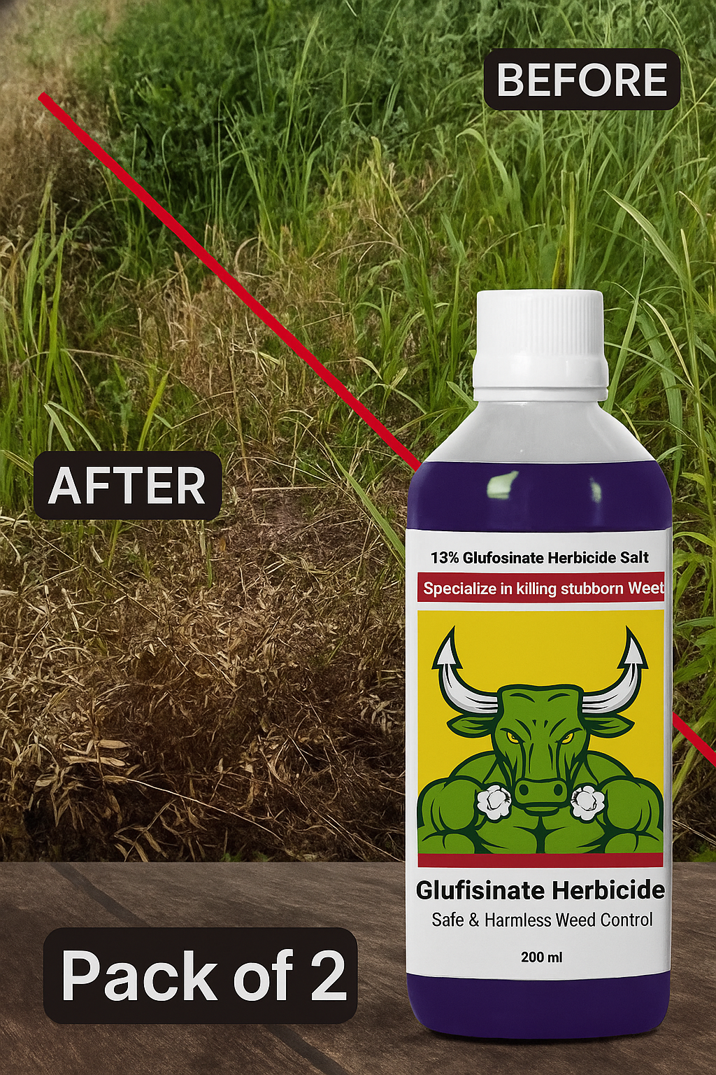 High-Concentration Organic Herbicide (Buy 1 Get 1 Free)