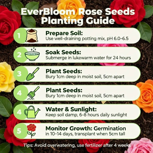 EverBloom Climbing Roses Seeds 🌸BUY 1 GET 1 FREE🌸